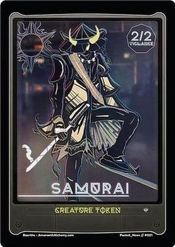 Samurai Token (White 2/2)