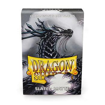 60 Small Dragon Shield Sleeves - Matte Slate