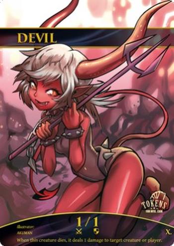 Devil Token (Red 1/1)