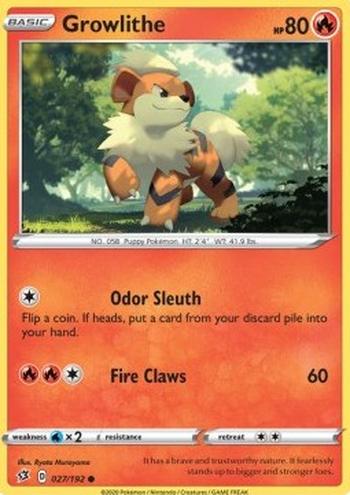 Growlithe [Odor Sleuth | Fire Claws]