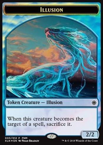 Illusion Token (U 2/2 Spellweakness) / Saproling Token (G 1/1)