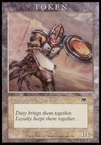 Soldier Token (White 1/1)