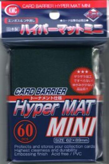 60 Small KMC Hyper Mat Sleeves (Green)