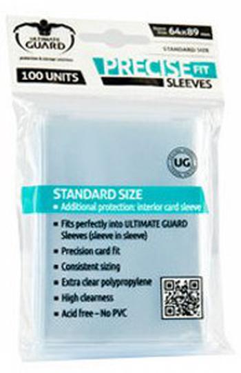 100 Ultimate Guard Precise Fit Sleeves (Translucent)