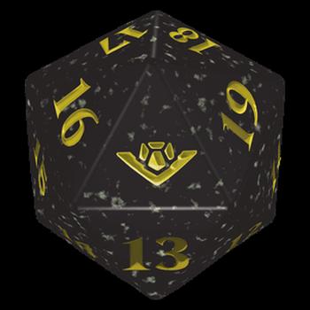 Outlaws of Thunder Junction: D20 Die (Yellow)