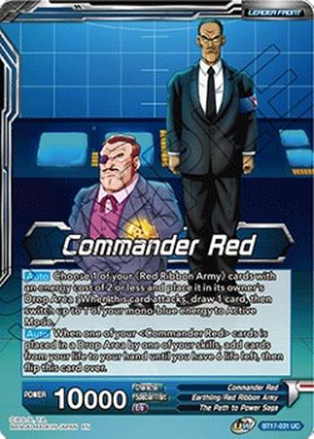 Commander Red // Red Ribbon Robot, Seeking World Conquest