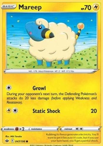 Mareep [Growl | Static Shock]