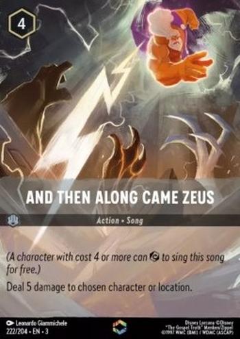 And Then Along Came Zeus