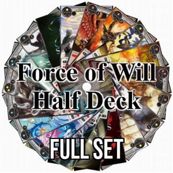 Set completo di Force of Will Half Deck