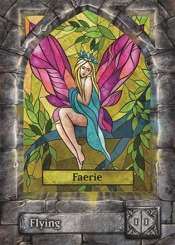 Faerie Token (Blue 1/1)