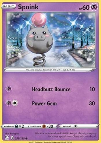 Spoink [Headbutt Bounce | Power Gem]