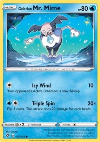 Galarian Mr. Mime [Icy Wind | Triple Spin]