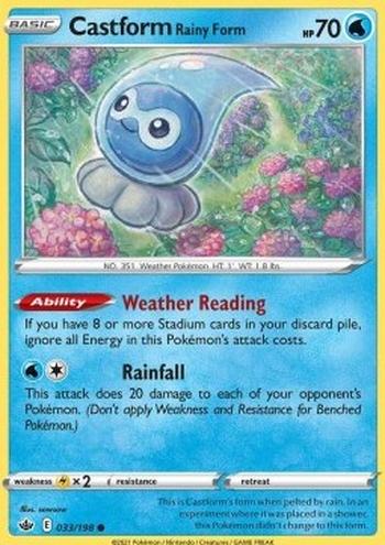 Castform Rainy Form [Weather Reading | Rainfall]