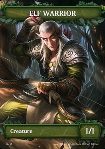 Elf Warrior Token (Green 1/1)