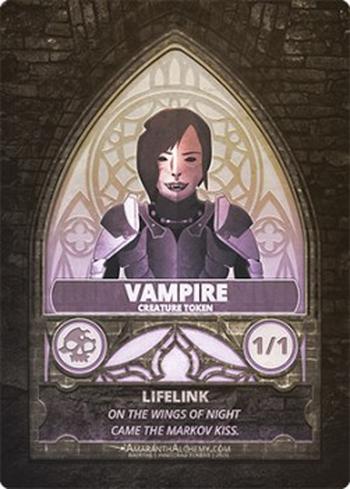 Vampire Token (Black 1/1 Lifelink)