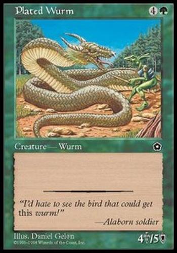 Plated Wurm