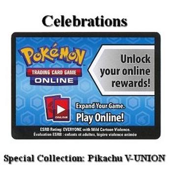 Online Code Card (Celebrations Special Collection: Pikachu V-UNION)