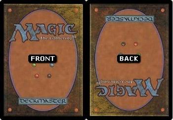 MTG Back/MTG Reversed Back Round Corner Filler Card