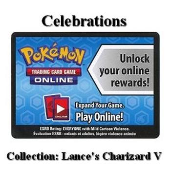 Online Code Card (Celebrations Collection: Lance's Charizard V)