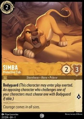 Simba, Protective Cub