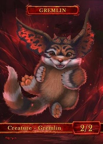 Gremlin Token (Red 2/2)