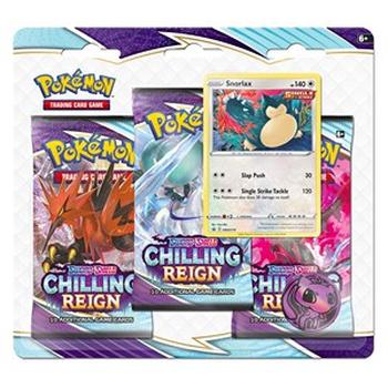 Chilling Reign: Snorlax 3-Pack Blister