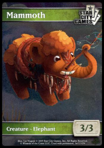 Elephant Token (Green 3/3)