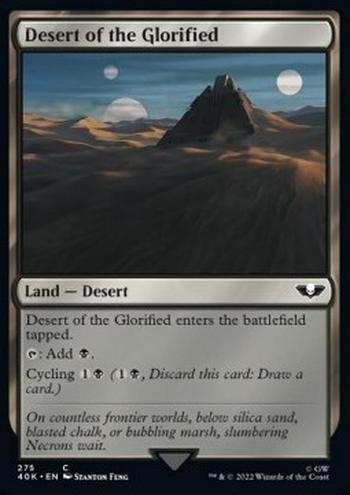 Desert of the Glorified