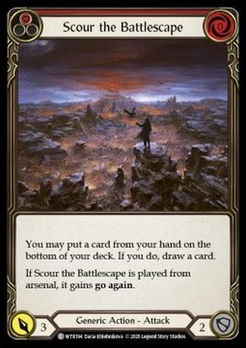 Scour the Battlescape (Red)