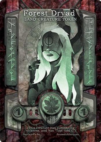 Forest Dryad Token (Green 1/1)