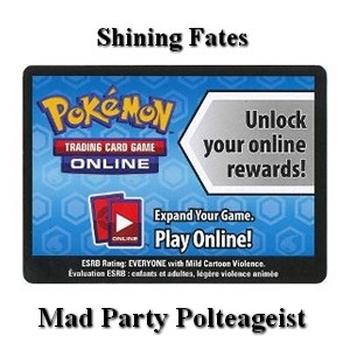 Online Code Card (Shining Fates: Polteageist Mad Party Collection)