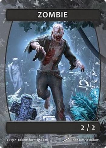 Zombie Token (Black 2/2)