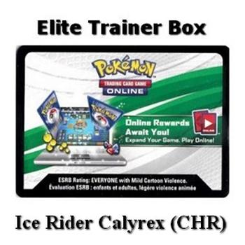 Online Code Card (Ice Rider Calyrex Elite Trainer Box)