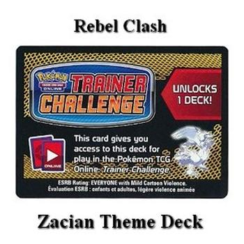 Online Code Card (Rebel Clash: Zacian Theme Deck)