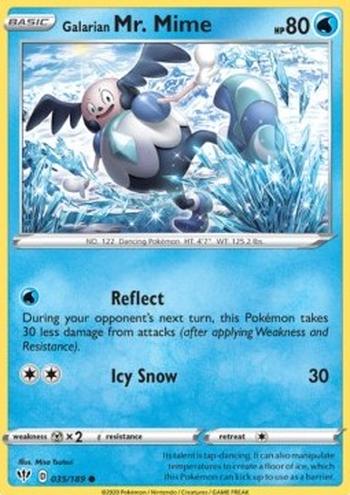 Galarian Mr. Mime [Reflect | Icy Snow]