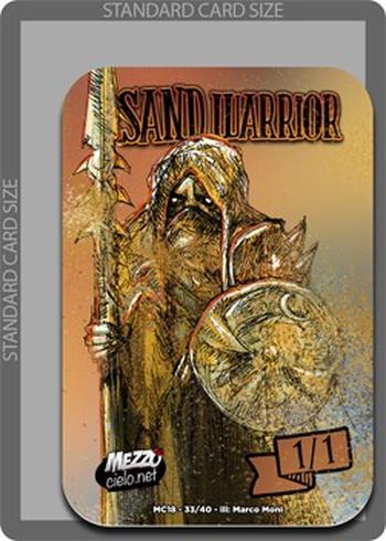 Sand Warrior Token (Red, Green, and White 1/1)