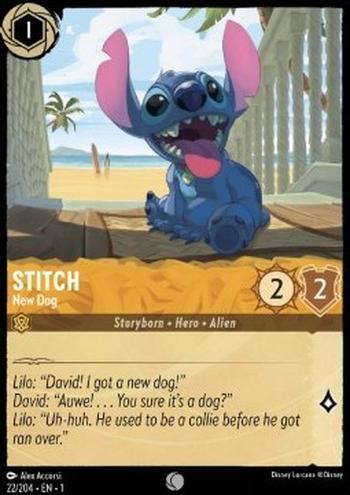 Stitch, New Dog