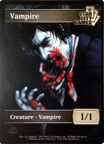 Vampire Token (Black 1/1 Lifelink)