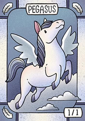 Pegasus Token (White 1/1)