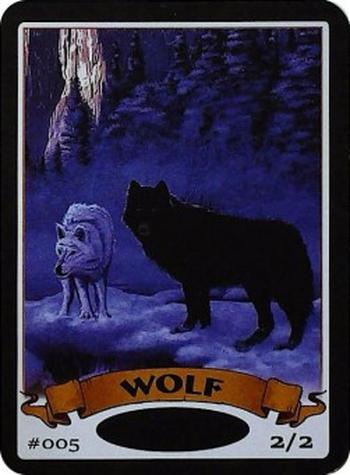 Wolf Token (Green 2/2)