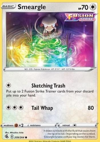 Smeargle [Sketching Trash | Tail Whap]