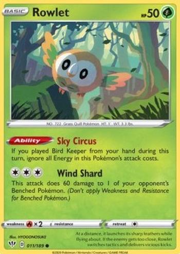 Rowlet [Sky Circus | Wind Shard]