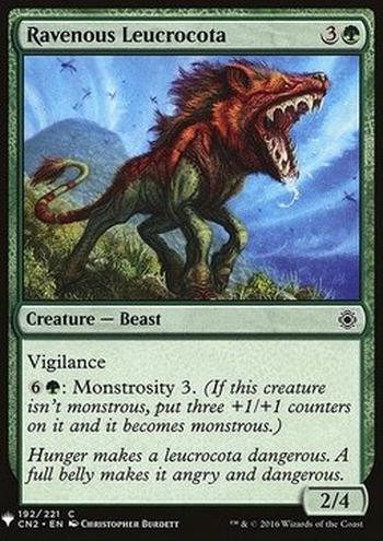 Ravenous Leucrocota