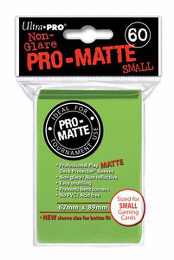 60 Small Ultra Pro Pro-Matte Sleeves (Lime Green)