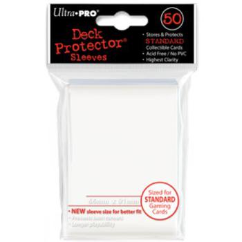 50 Protèges Cartes Ultra Pro Deck Protector (Blanc)