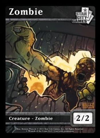 Zombie Token (Black 2/2)