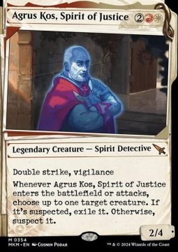 Agrus Kos, Spirit of Justice