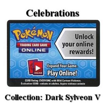 Online Code Card (Celebrations Collection: Dark Sylveon V)