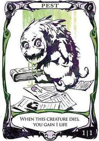 Pest Token (Black and Green 1/1)