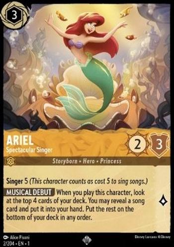 Ariel, Spectacular Singer
